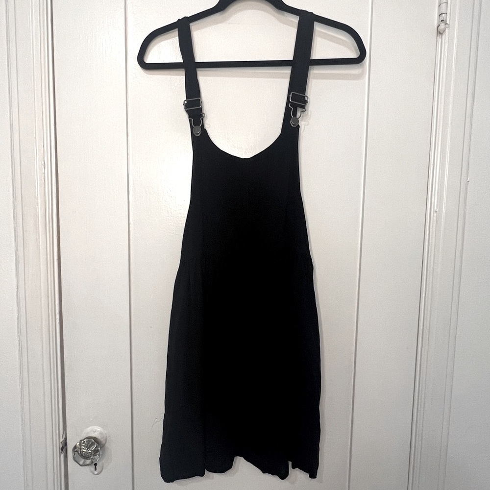 Xhilaration (Target line) Skirt Overalls with Pockets in Black